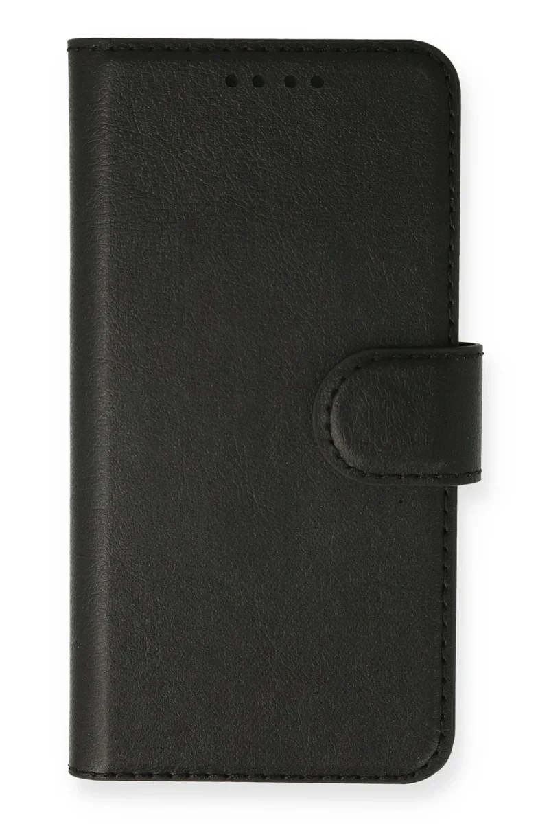 Newface iPhone 12 Kılıf Trend S Plus Kapaklı Kılıf - Siyah