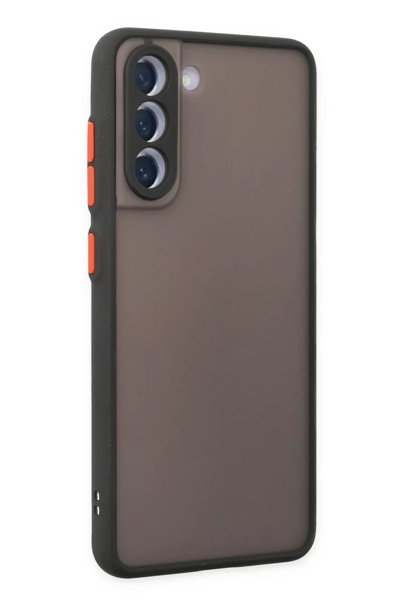 Newface Samsung Galaxy S21 FE Kılıf Montreal Silikon Kapak - Siyah