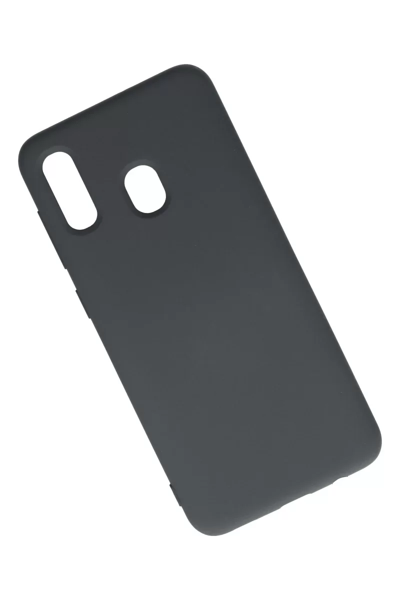 Newface Samsung Galaxy A20 Kılıf Nano içi Kadife Silikon - Gri