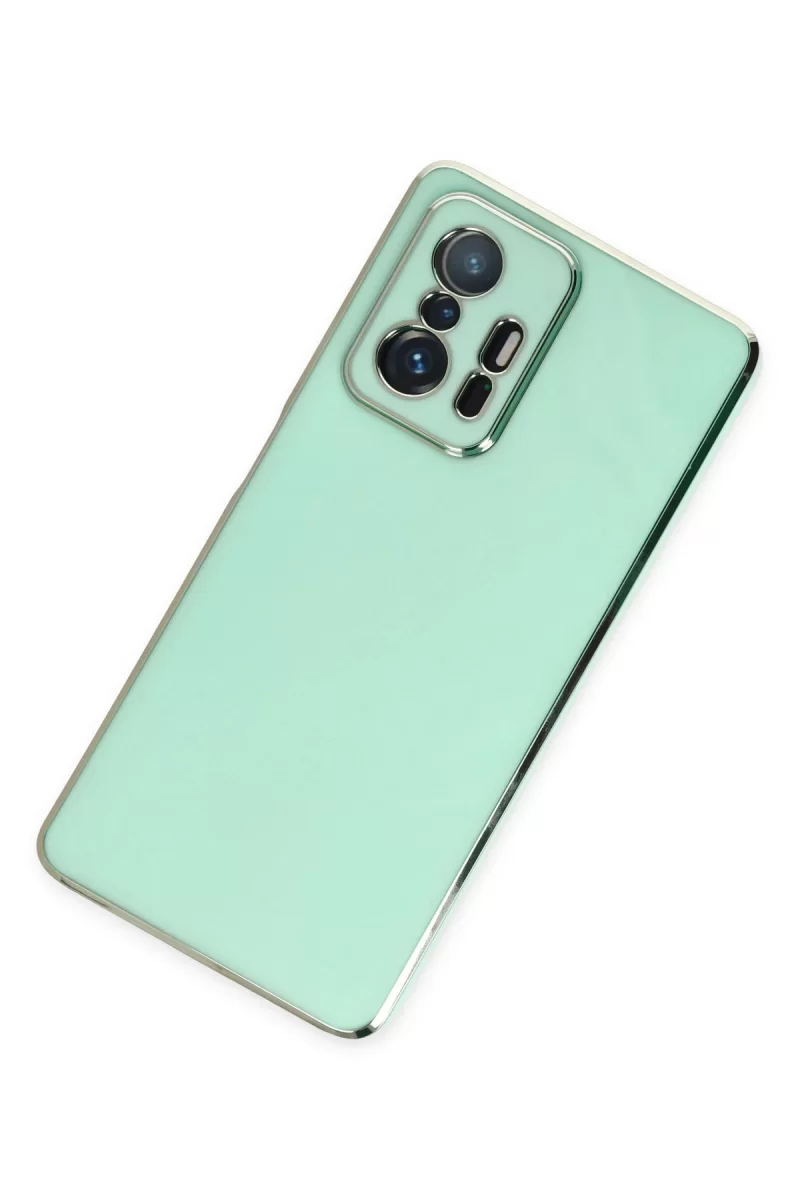 Newface Xiaomi Mi 11T Pro Kılıf Volet Silikon - Açık Yeşil