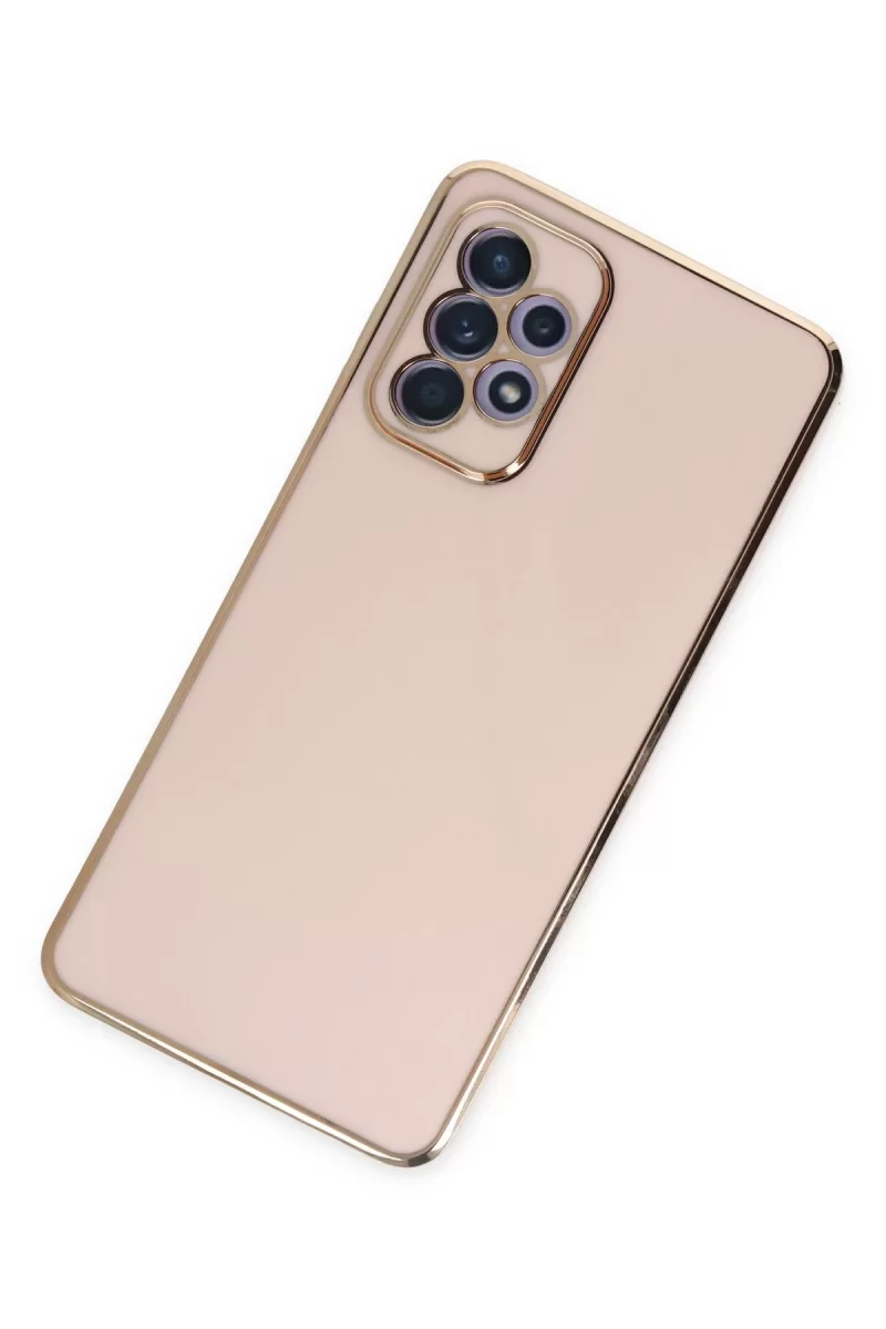 Newface Samsung Galaxy A52 Kılıf Volet Silikon - Pembe