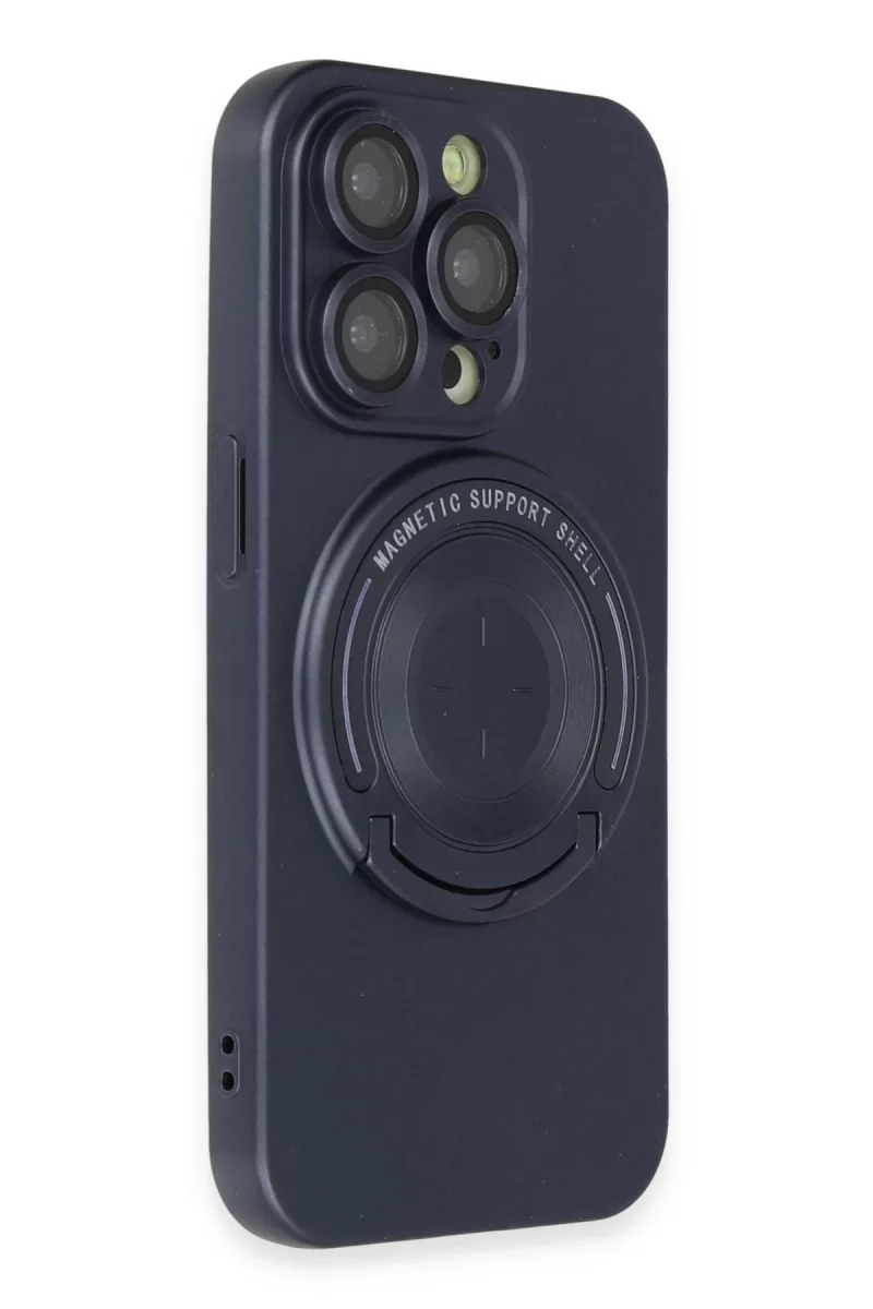 Newface iPhone 13 Pro Kılıf Lukka Magneticsafe Kapak - Lacivert
