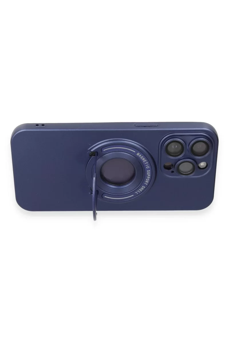 Newface iPhone 13 Pro Max Kılıf Lukka Magneticsafe Kapak - Lacivert