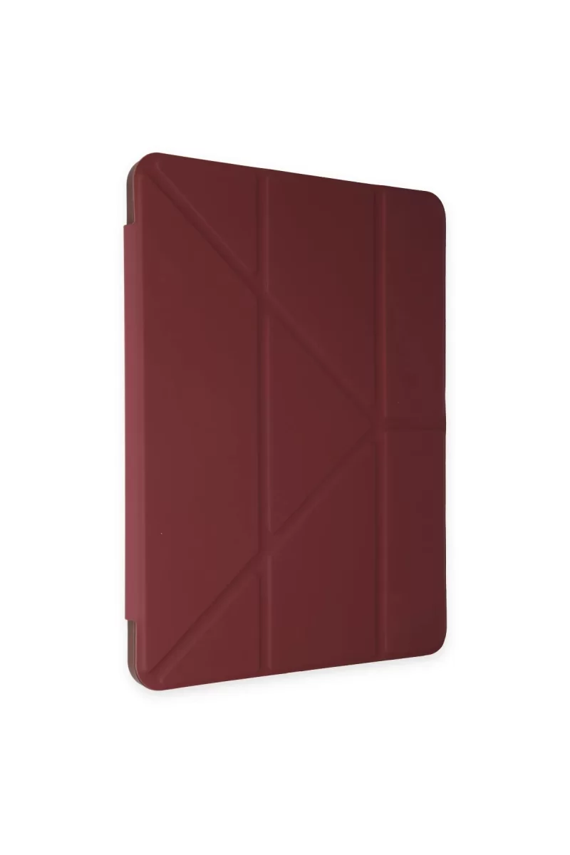 Newface iPad Air 4 10.9 Kılıf Kalemlikli Mars Tablet Kılıfı - Mürdüm