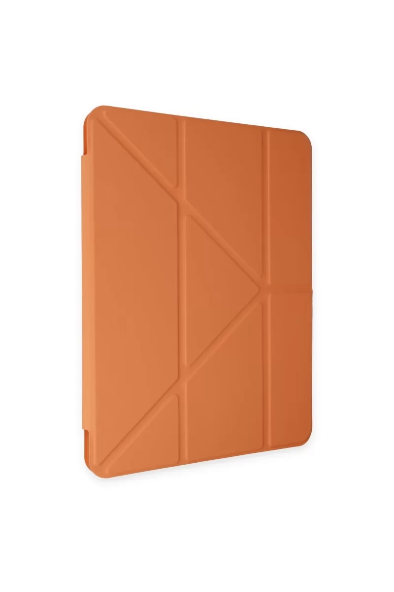 Newface iPad 9.7 (2018) Kılıf Kalemlikli Mars Tablet Kılıfı - Turuncu