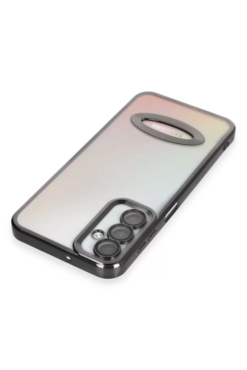 Newface Samsung Galaxy A14 4G Kılıf Slot Silikon - Siyah