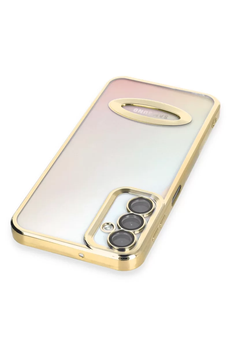 Newface Samsung Galaxy A14 4G Kılıf Slot Silikon - Gold