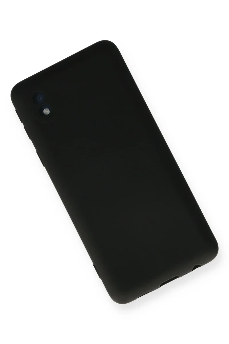 Newface Samsung Galaxy A01 Core Kılıf Nano içi Kadife Silikon - Siyah