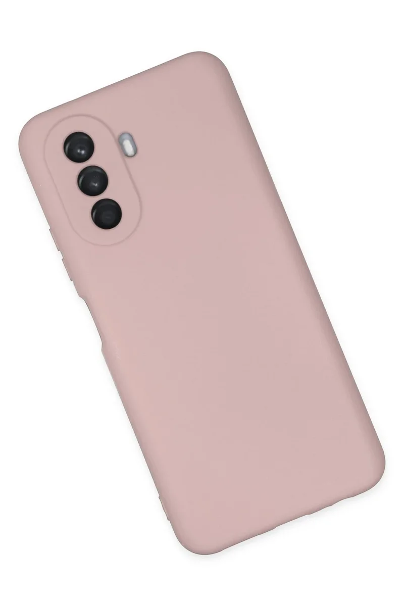Newface Huawei Nova Y70 Kılıf Nano içi Kadife Silikon - Pudra