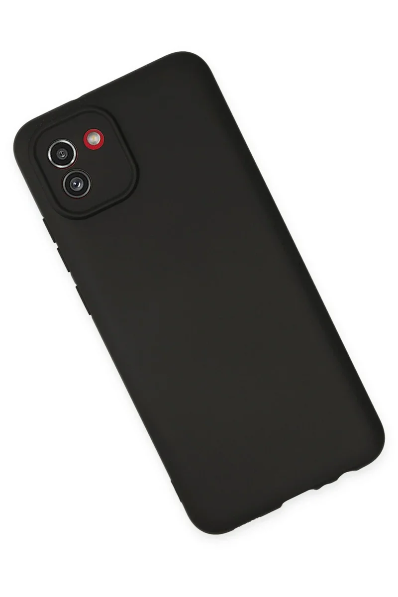 Newface Samsung Galaxy A03 Kılıf First Silikon - Siyah