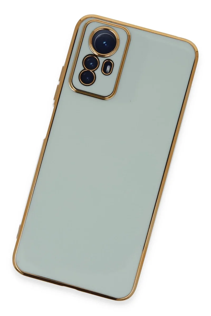 Newface Xiaomi Redmi Note 12S Kılıf Volet Silikon - Açık Yeşil