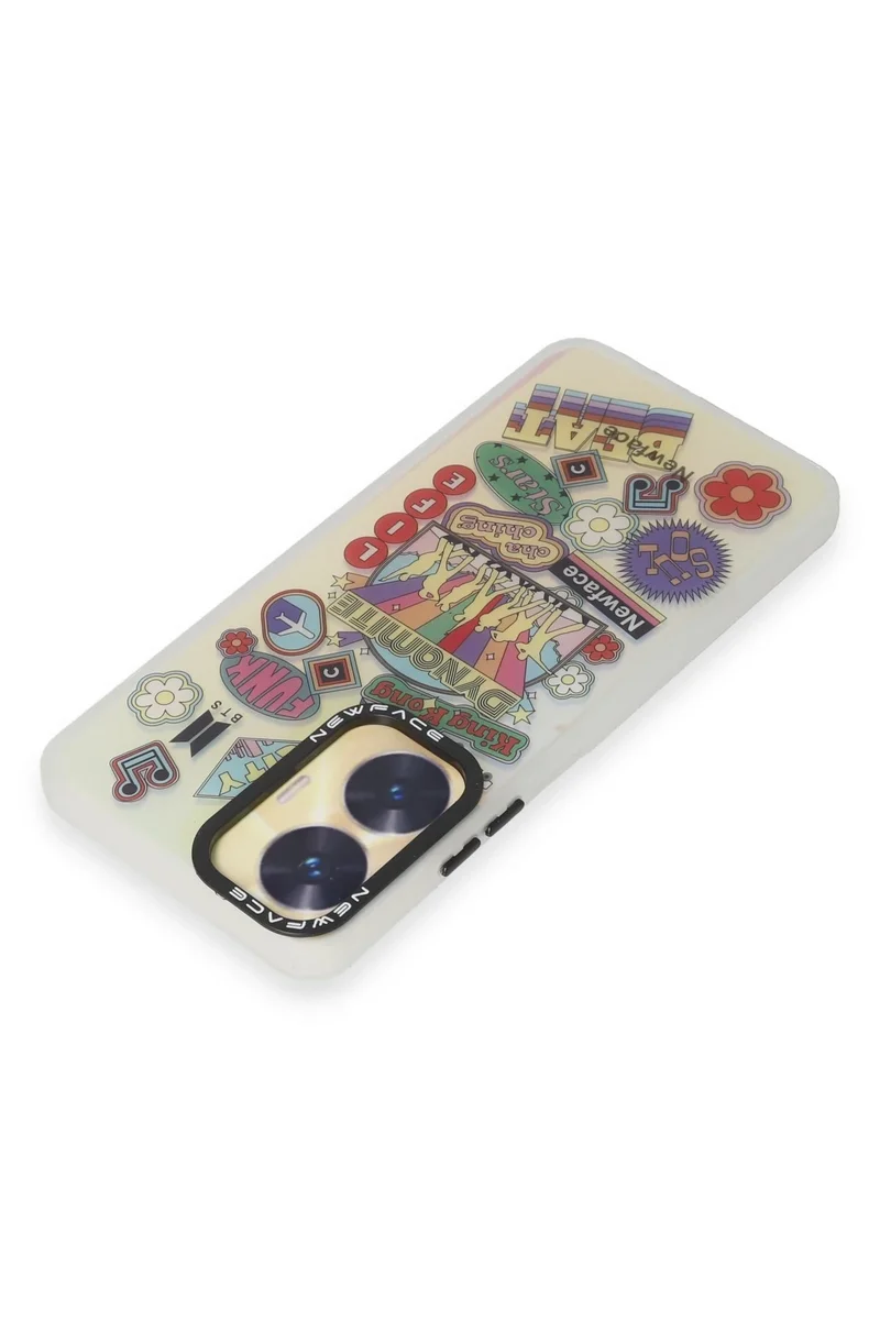 Newface Realme C55 Kılıf Estoril Desenli Kapak - Estoril - 14