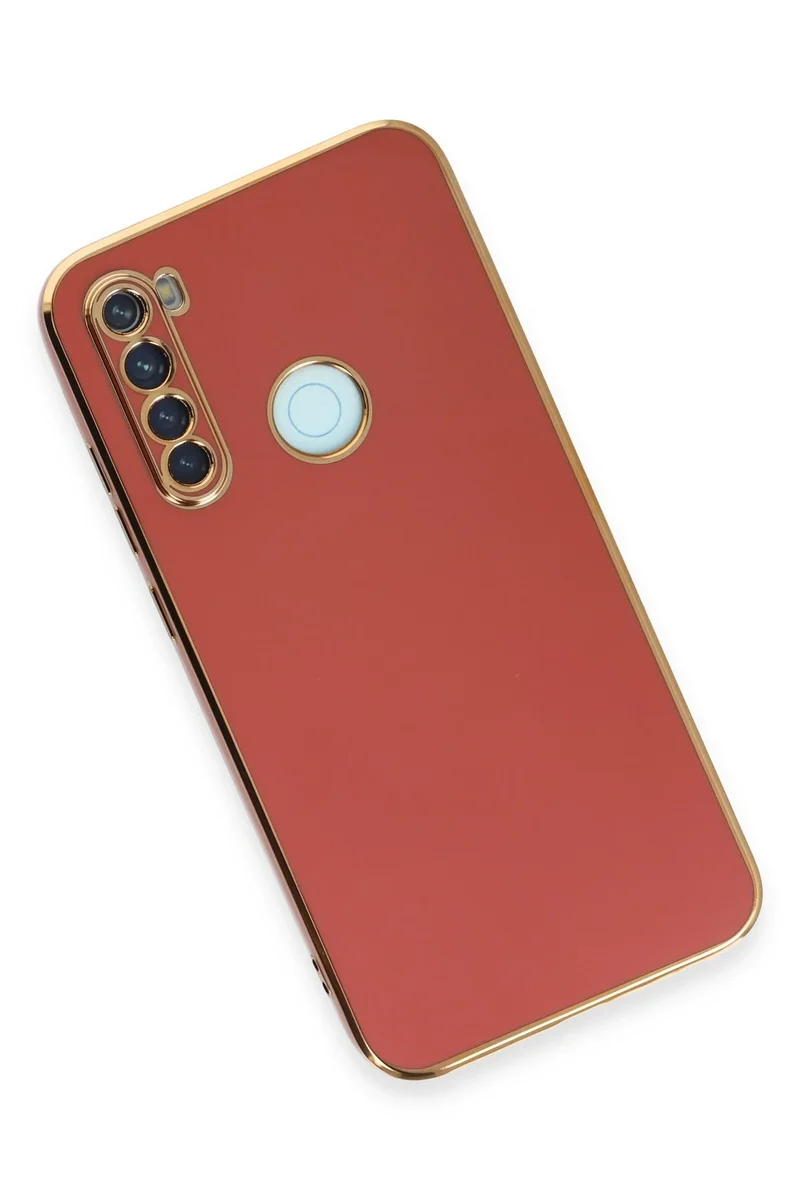 Newface Xiaomi Redmi Note 8 Kılıf Volet Silikon - Kırmızı