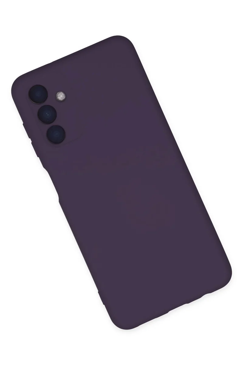 Newface Samsung Galaxy A04S Kılıf Nano içi Kadife Silikon - Mor