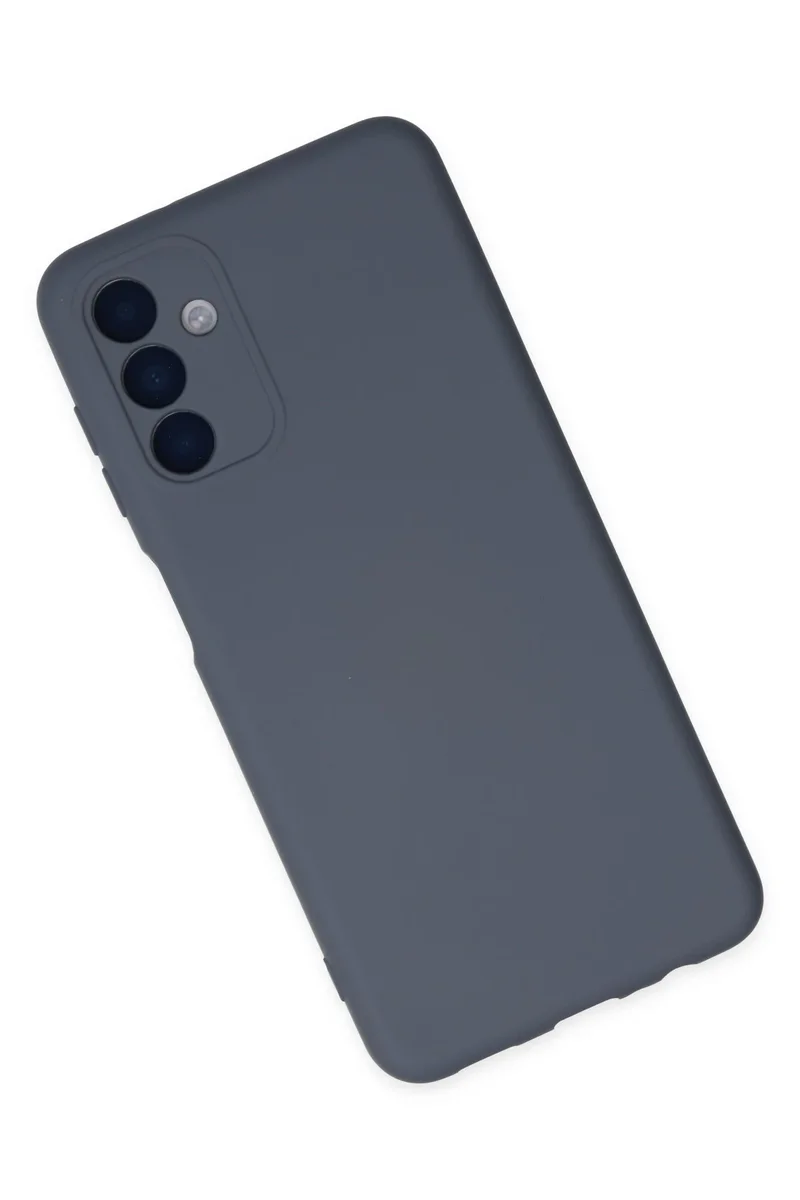 Newface Samsung Galaxy A04S Kılıf Nano içi Kadife Silikon - Gri