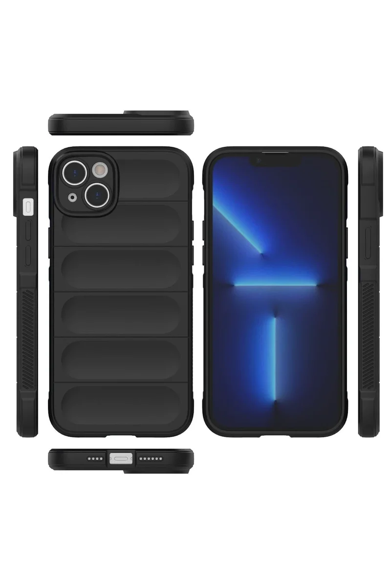 Newface iPhone 15 Kılıf Optimum Silikon - Siyah