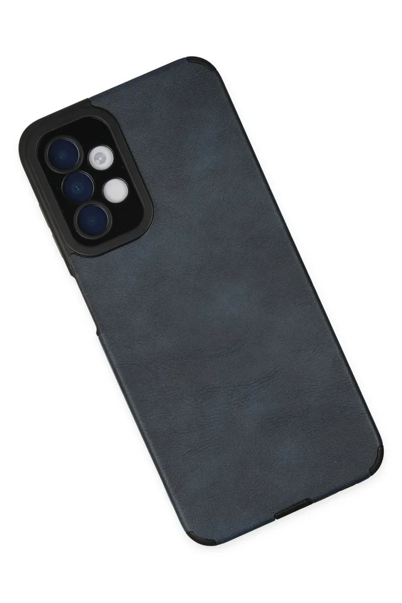 Newface Samsung Galaxy A04S Kılıf Loop Deri Silikon - Lacivert