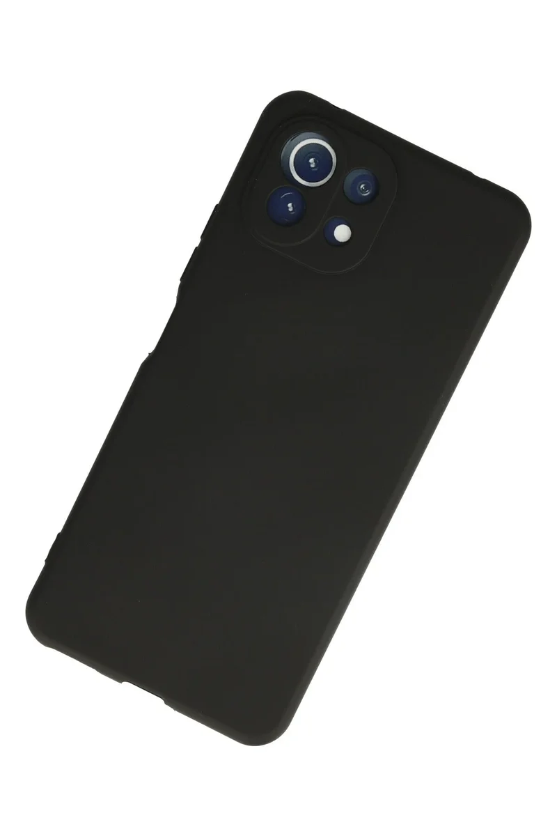 Newface Xiaomi Mİ 11 Lite Kılıf First Silikon - Siyah