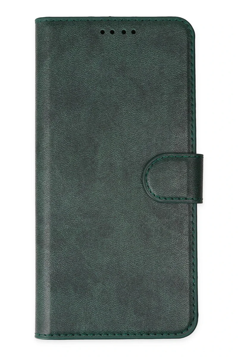 Newface iPhone 14 Pro Max Kılıf Trend S Plus Kapaklı Kılıf - Yeşil