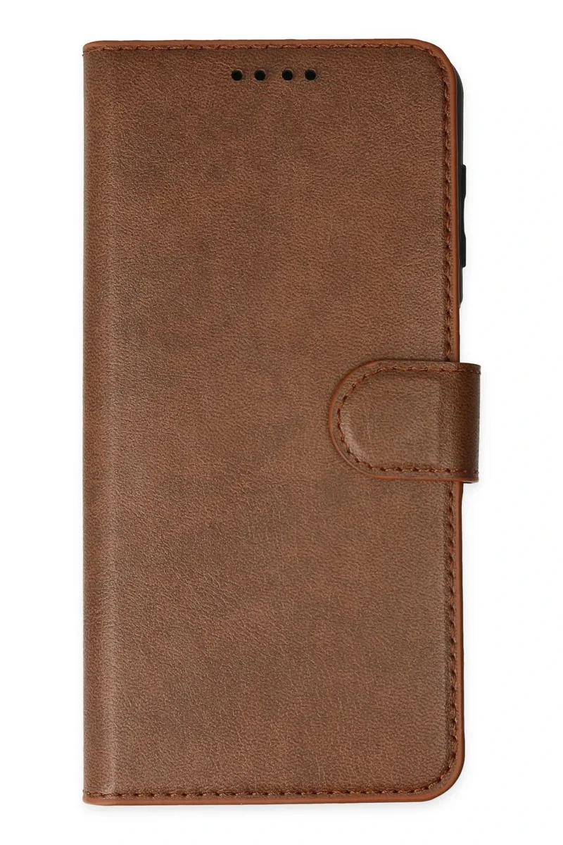 Newface iPhone 14 Pro Max Kılıf Trend S Plus Kapaklı Kılıf - Taba