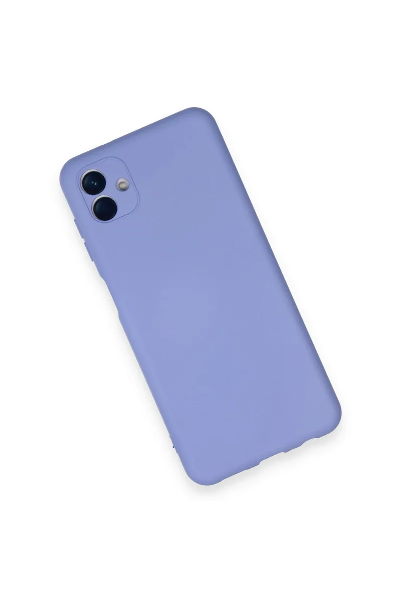 Newface Samsung Galaxy A04 Kılıf Nano içi Kadife Silikon - Lila