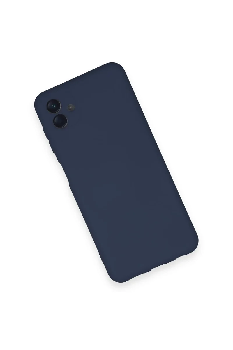 Newface Samsung Galaxy A04 Kılıf Nano içi Kadife Silikon - Lacivert