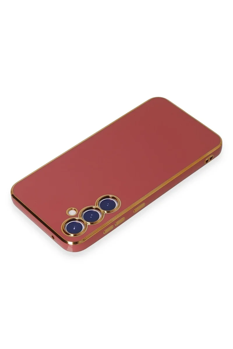 Newface Samsung Galaxy S23 FE Kılıf Volet Silikon - Kırmızı