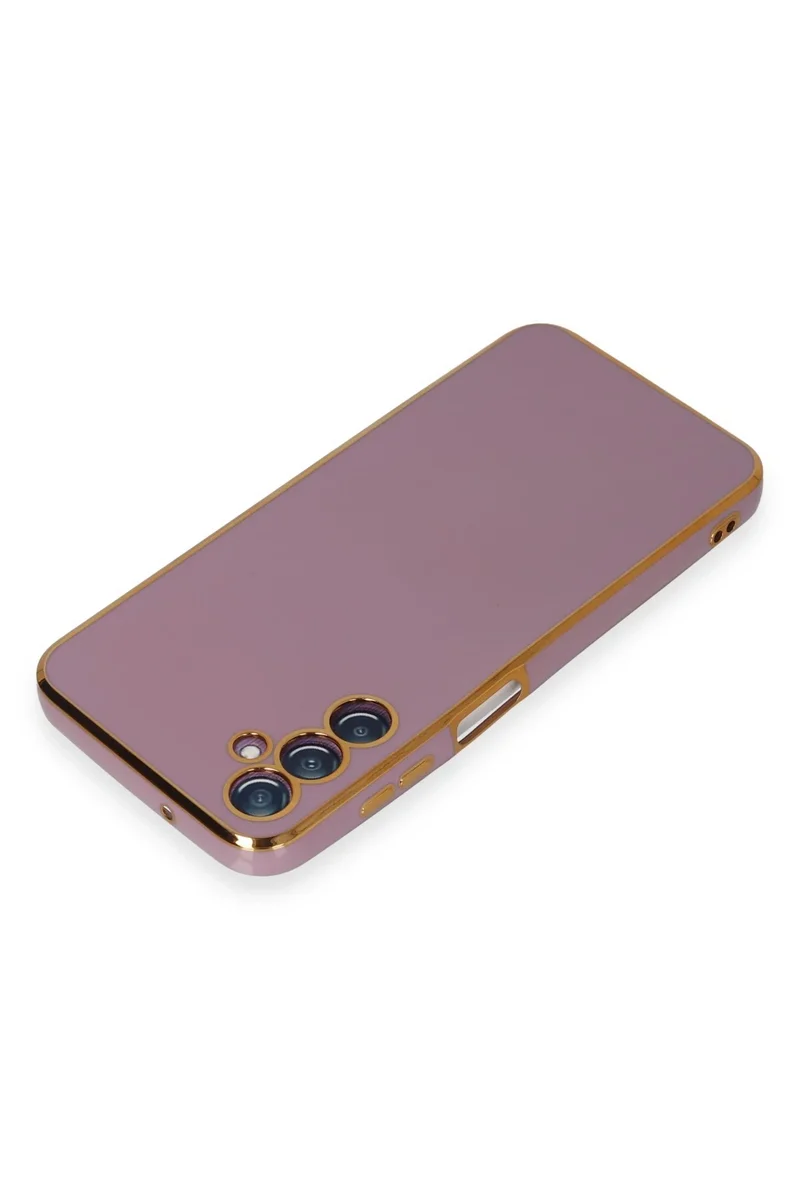 Newface Samsung Galaxy M14 5G Kılıf Volet Silikon - Mor