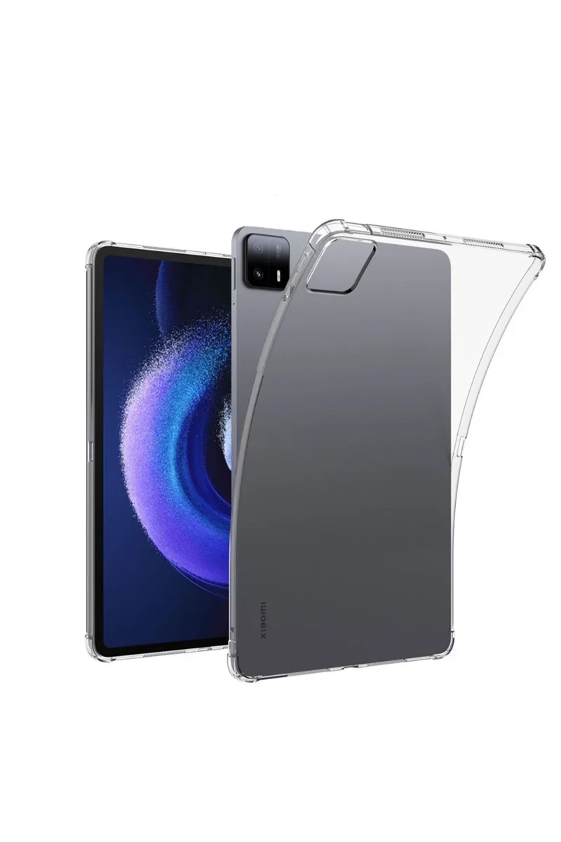 Newface Xiaomi Pad 6 Kılıf Anti Shock Tablet Silikon - Şeffaf