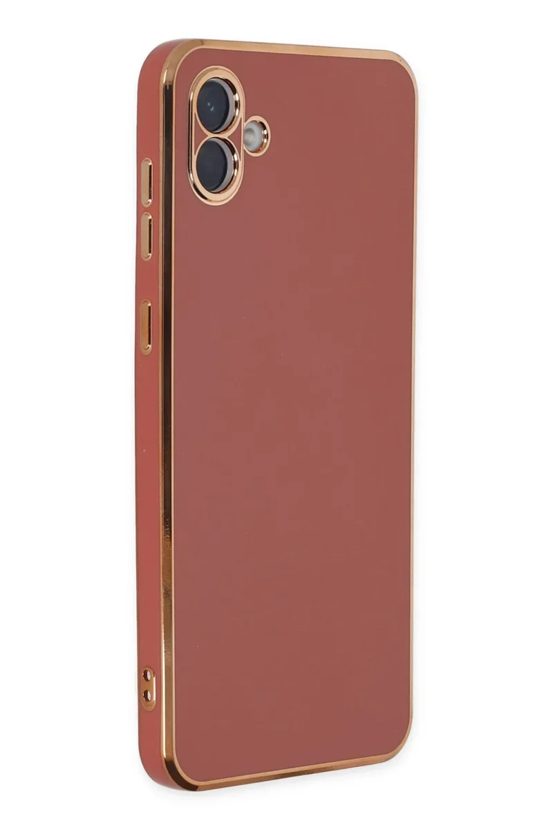 Newface Samsung Galaxy A04 Kılıf Volet Silikon - Kırmızı