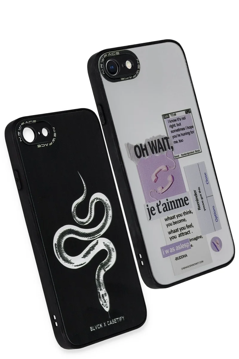 Newface iPhone 7 Kılıf Mirror Desenli Kapak - Mirror - 10