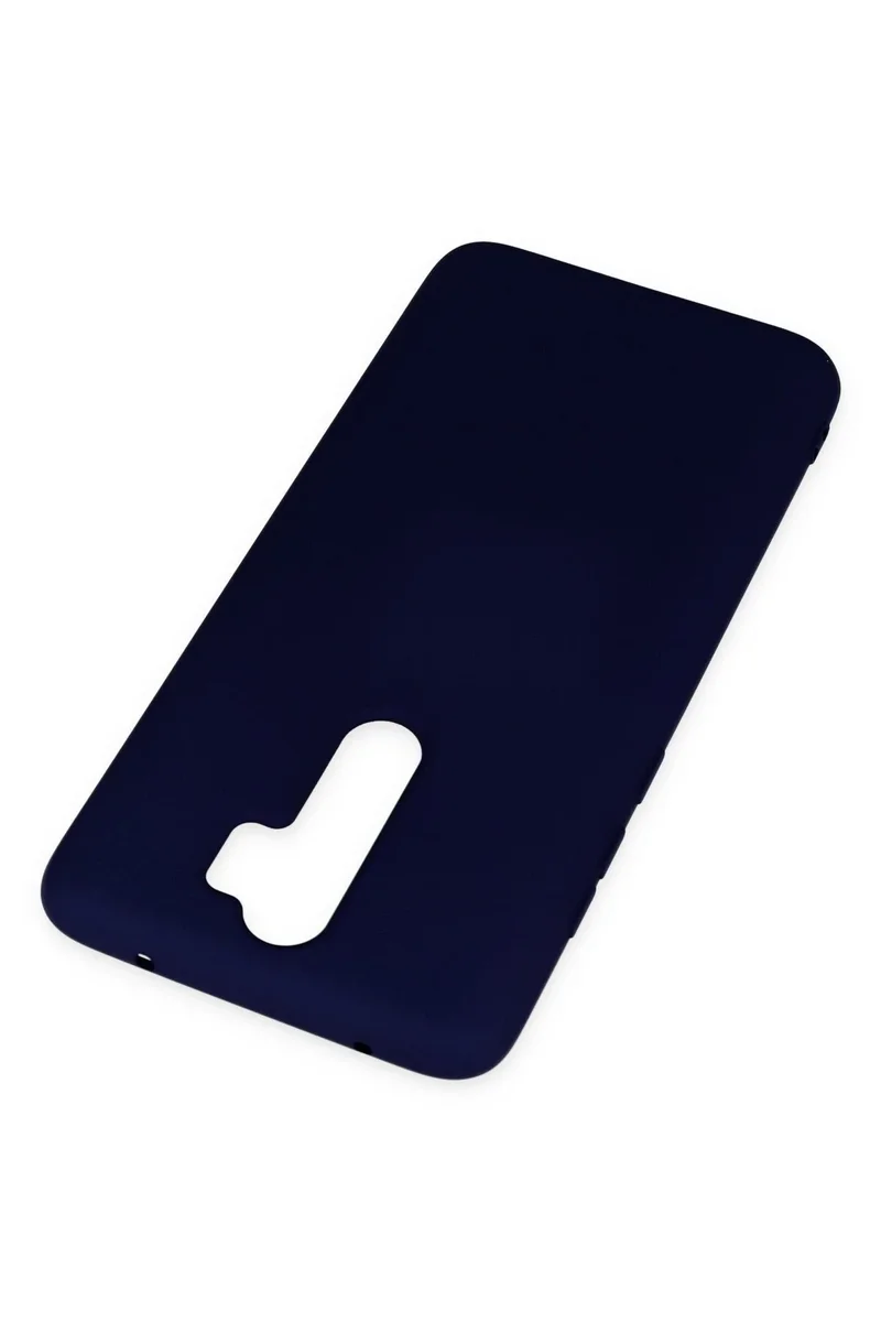 Newface Xiaomi Redmi Note 8 Pro Kılıf Nano içi Kadife Silikon - Lacivert