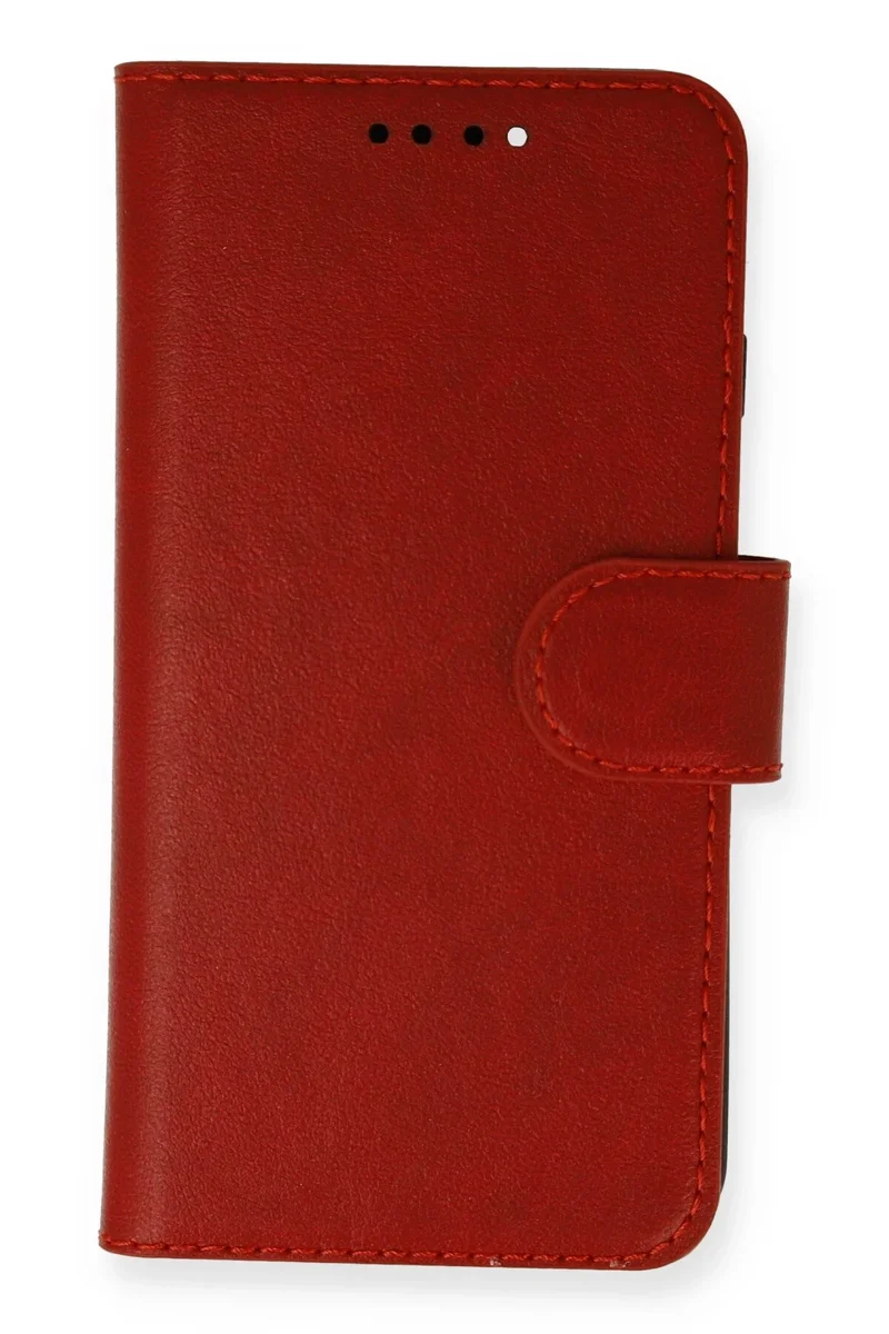 Newface Samsung Galaxy A73 5G Kılıf Trend S Plus Kapaklı Kılıf - Kırmızı