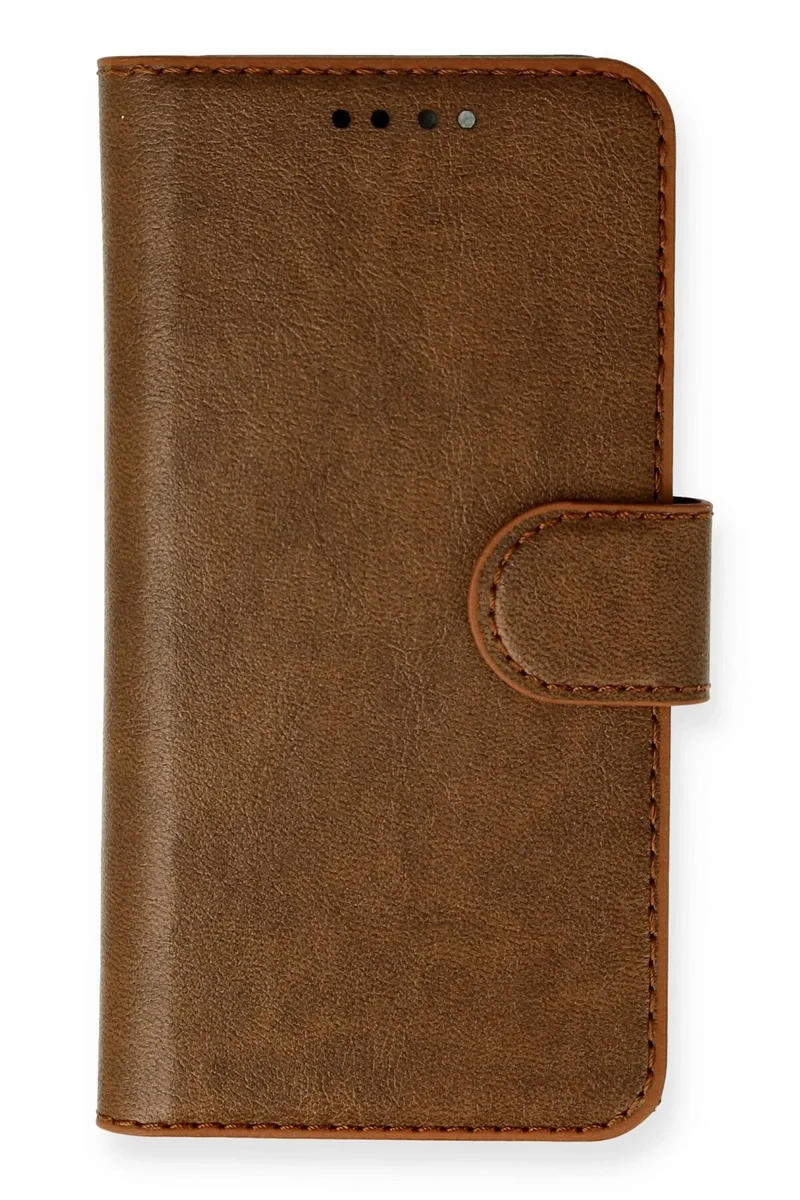 Newface Samsung Galaxy A73 5G Kılıf Trend S Plus Kapaklı Kılıf - Taba