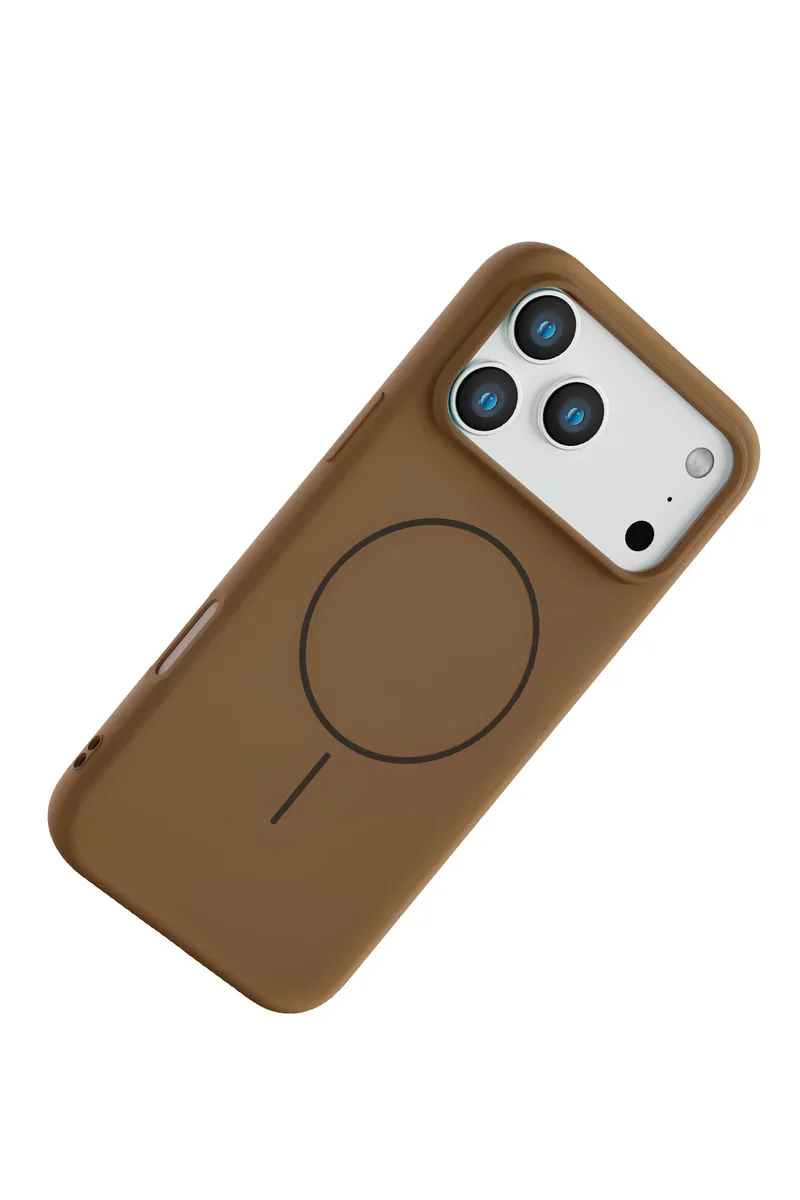 Joko Apple iPhone 17 Pro Max Jully Magsafe Kapak - Kahverengi