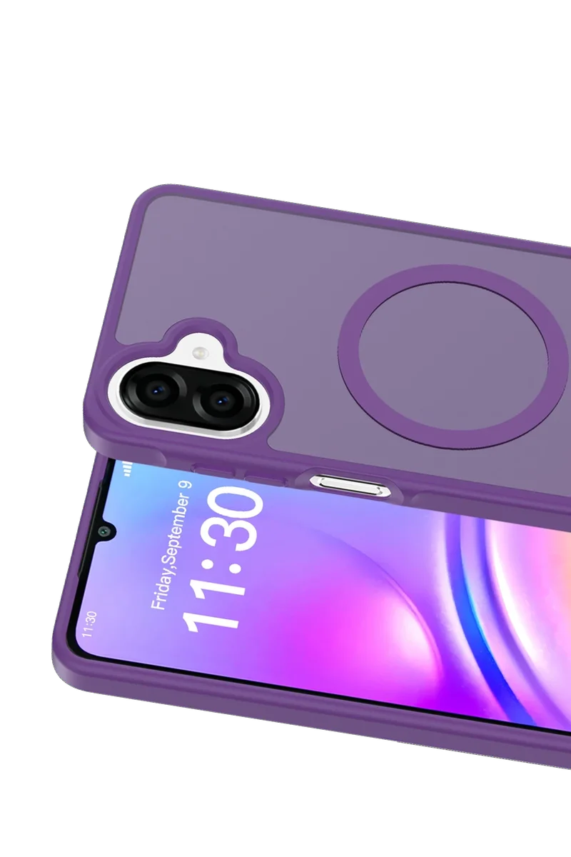 Joko Samsung Galaxy A07 4G Jota Magsafe Kapak - Derin Mor