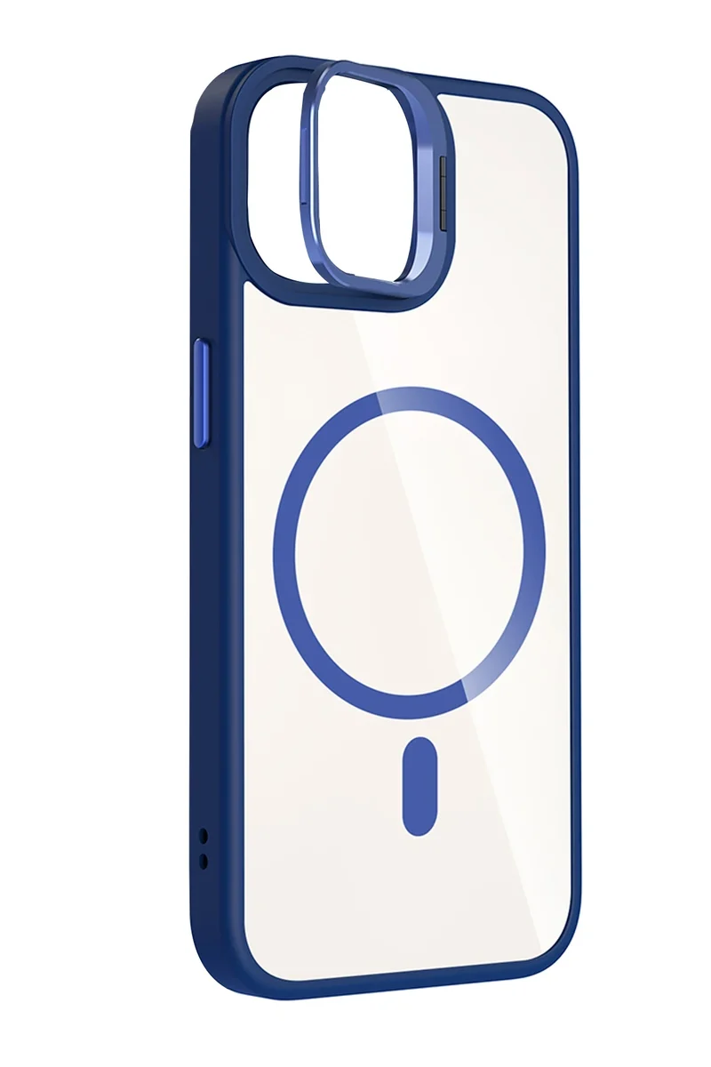 Joko Apple iPhone 11 Remim Lensli Magsafe Standlı Kapak - Lacivert