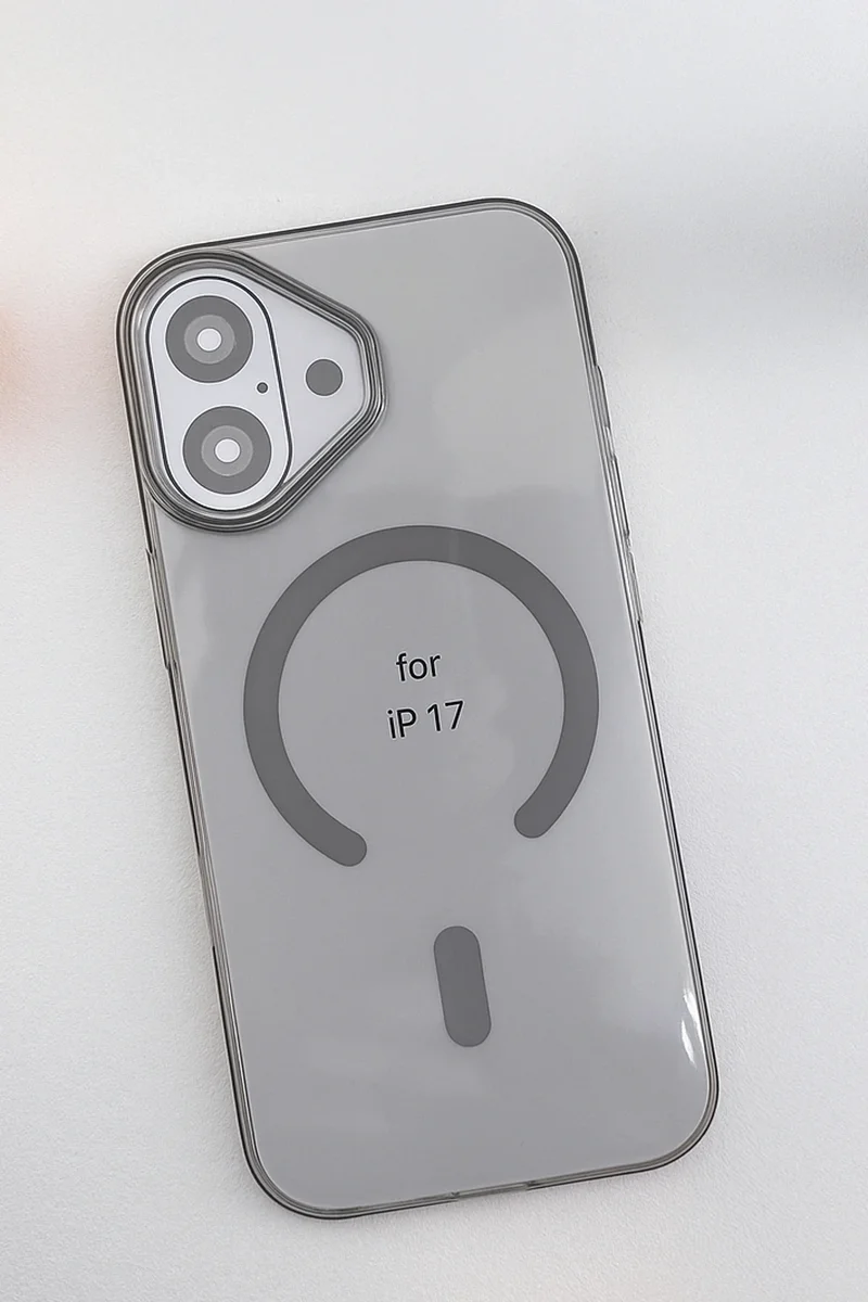 Joko Apple iPhone 17 PC Blank Magsafe Kapak - Natural Grey