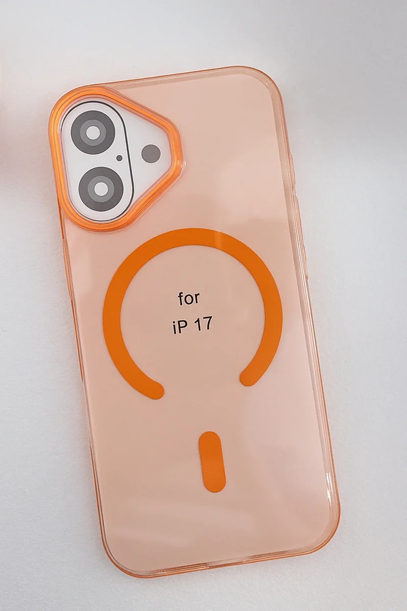 Joko Apple iPhone 17 PC Blank Magsafe Kapak - Turuncu
