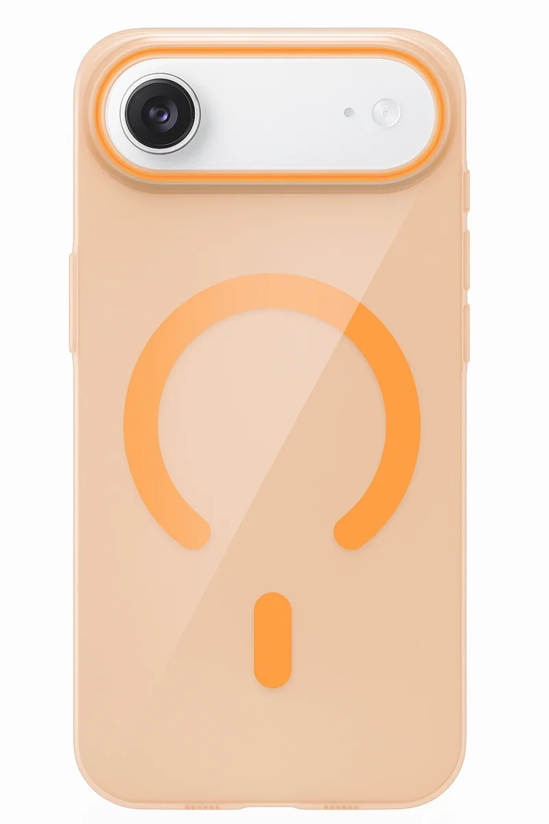 Joko Apple iPhone 17 Air PC Blank Magsafe Kapak - Turuncu