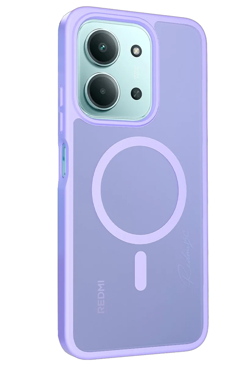 Joko Xiaomi Redmi 15C 4G Jota Magsafe Kapak - Lila