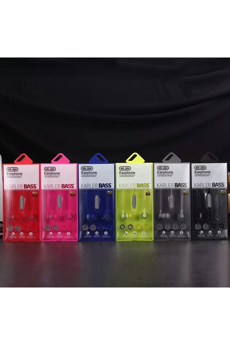 Karler Bass KR-204 Kablolu Kulaklık - Yeşil