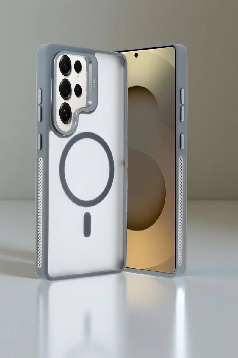 Joko Samsung Galaxy S25 Ultra Flet Lens Magsafe Kapak - Turuncu