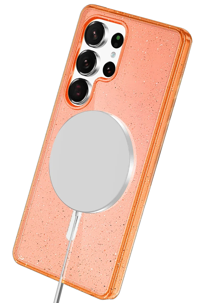 Joko Samsung Galaxy S25 Ultra Star Magsafe Kapak - Turuncu