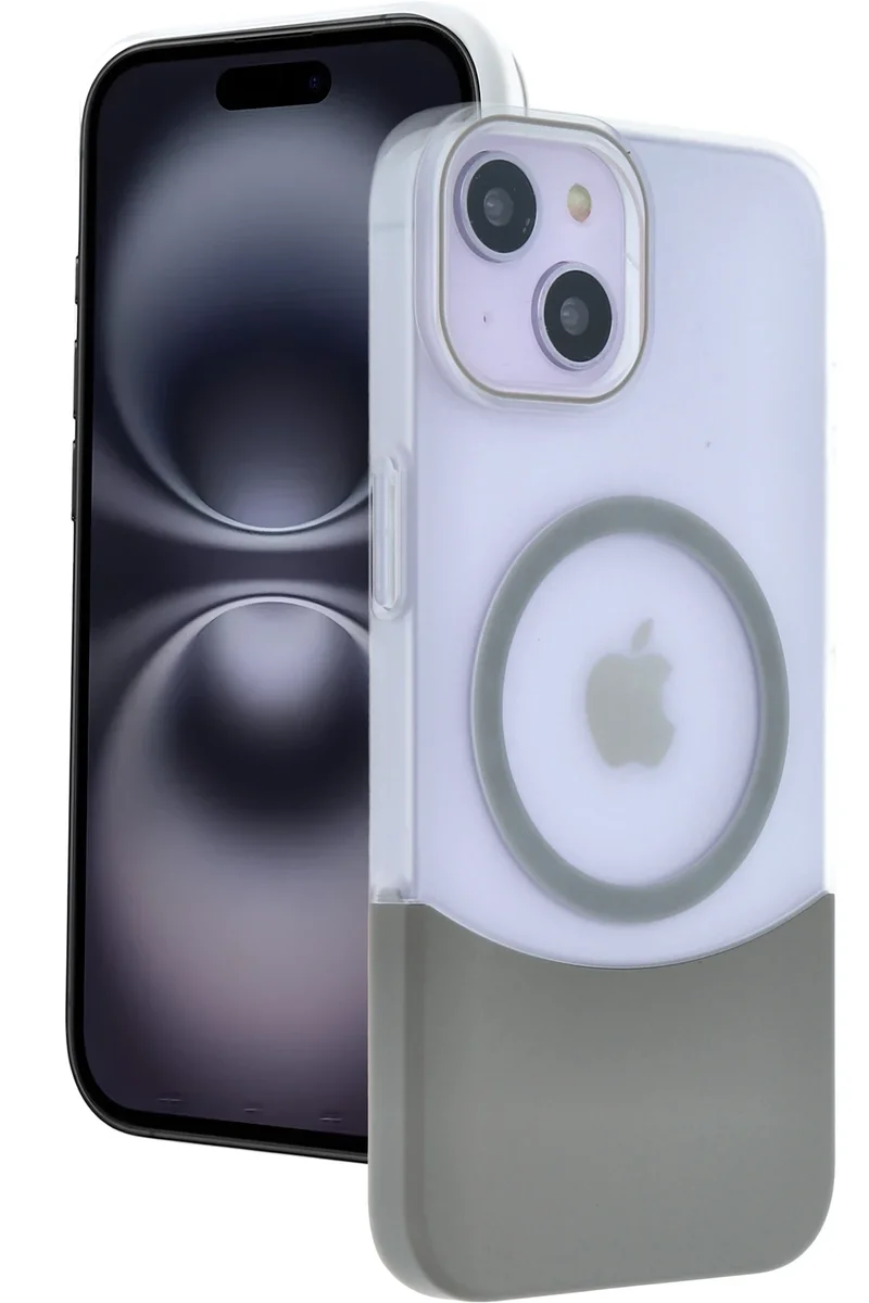 Joko iPhone 14 Velar Magsafe Kapak - Natural Grey