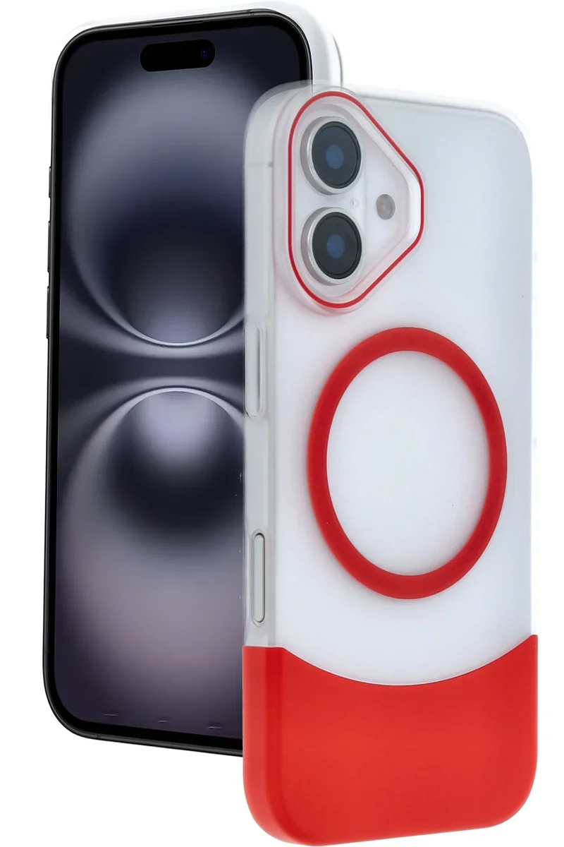 Joko Apple iPhone 16 Velar Magsafe Kapak - Kırmızı