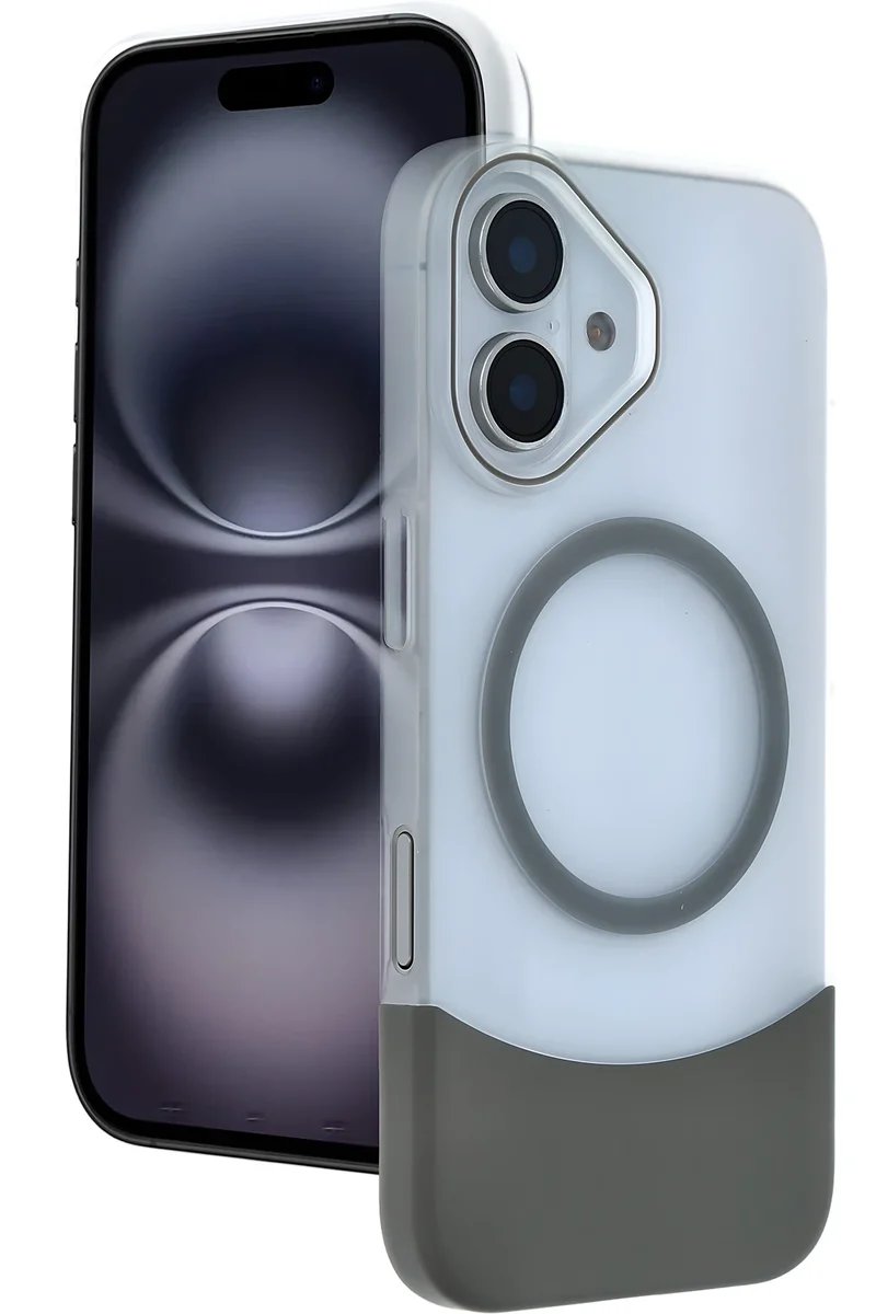 Joko Apple iPhone 16 Velar Magsafe Kapak - Natural Grey