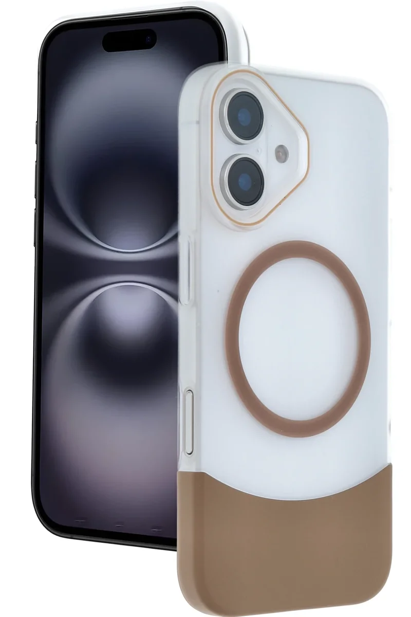 Joko Apple iPhone 16 Velar Magsafe Kapak - Çöl Titanyum