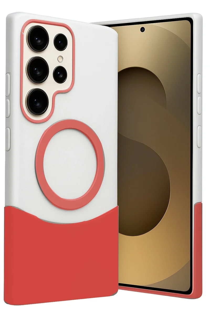 Joko Samsung Galaxy S24 Ultra Velar Magsafe Kapak - Kırmızı