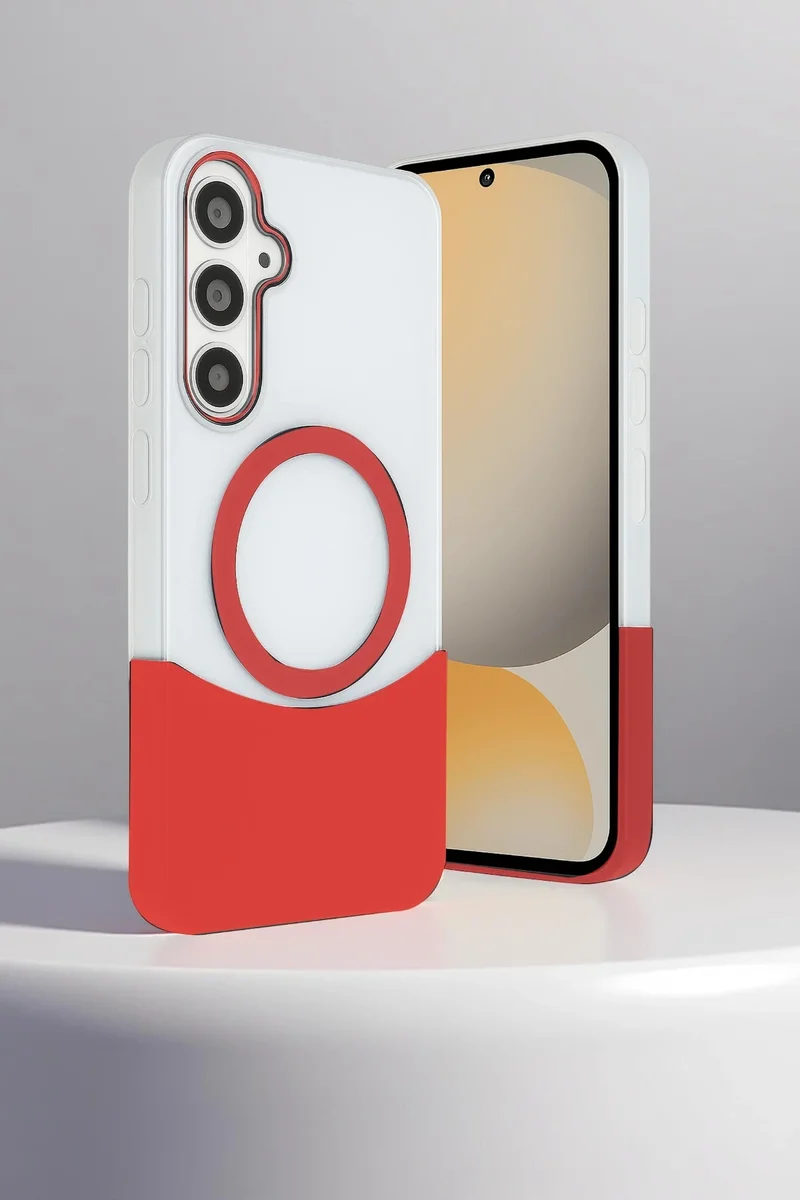 Joko Samsung Galaxy S24 FE Velar Magsafe Kapak - Kırmızı